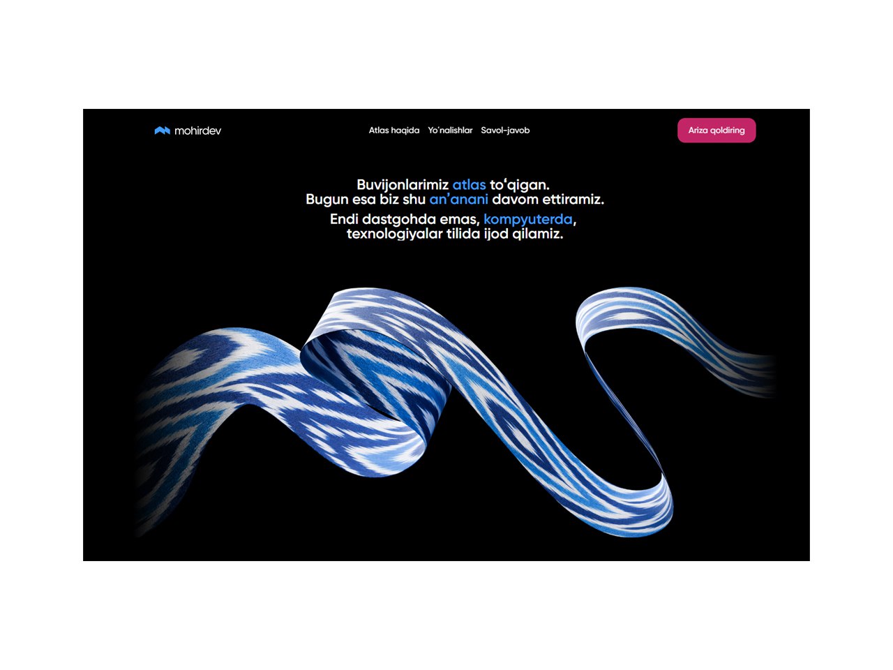 Mohirdev’dagilar qiziq loyihaga qo‘l urishibdi