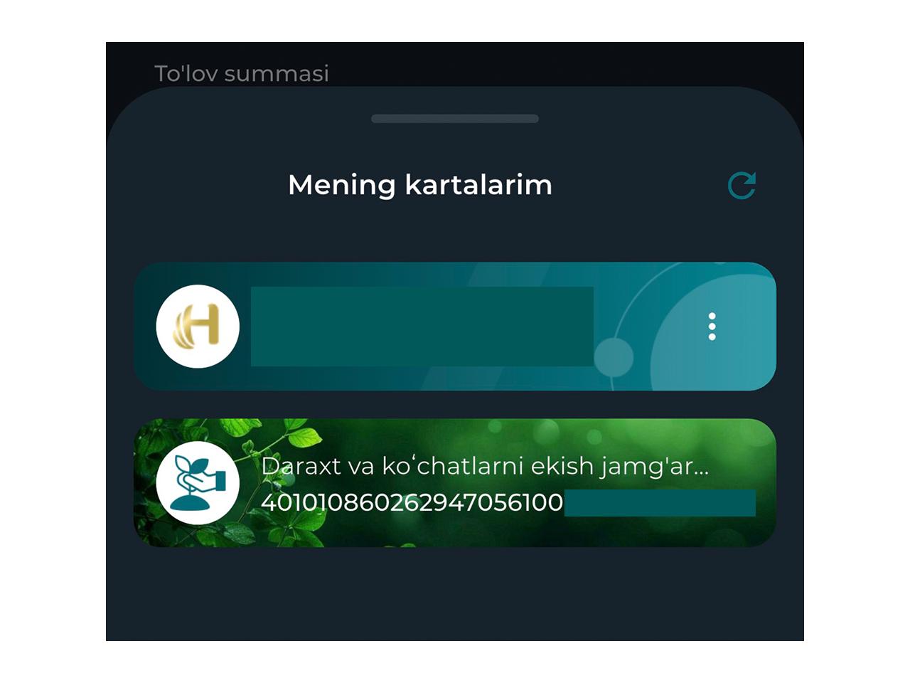 Soliqdan keladigan keshbeklarni daraxt ekishga sarflash haqida