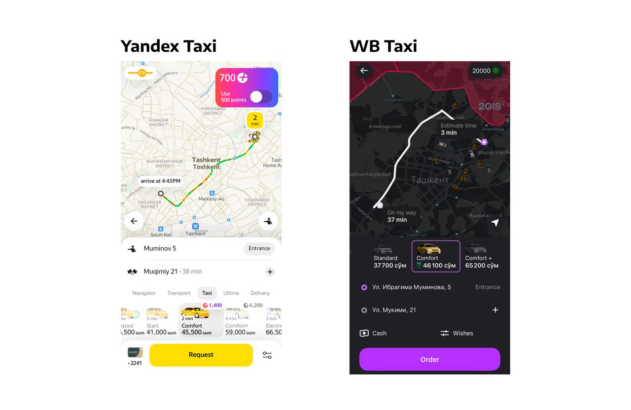 Yandex Go va WB Taxini solishtirib koʻrdim