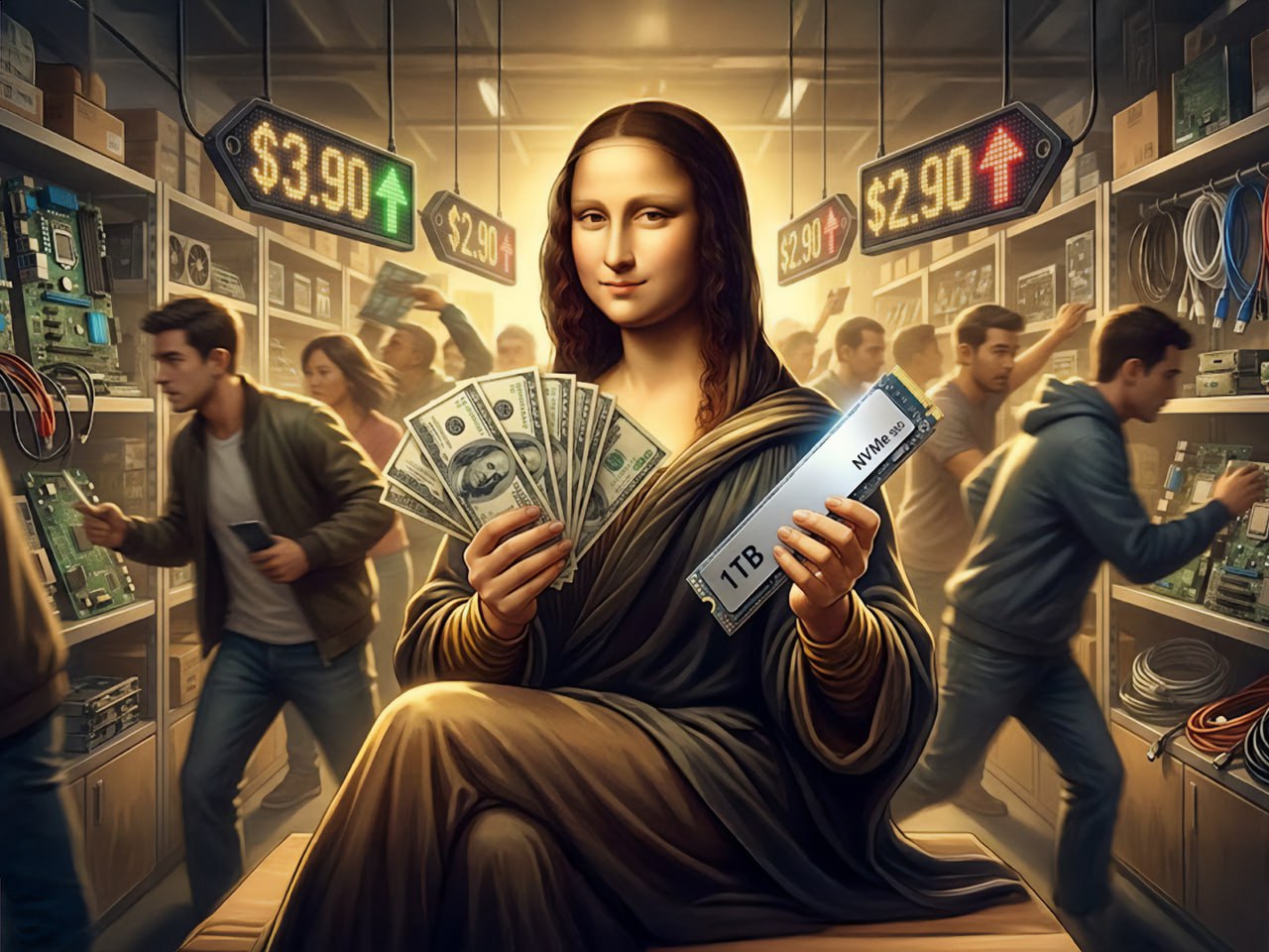 Sun’iy intellekt sabab bozorda OZU va SSD narxi qimmatlab ketdi