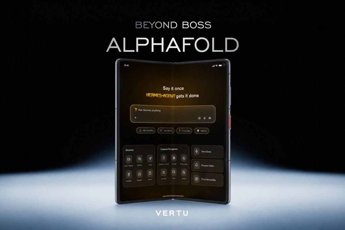 Vertu: AI bilan jihozlangan premium buklanadigan telefon — bosh direktorlar uchun?