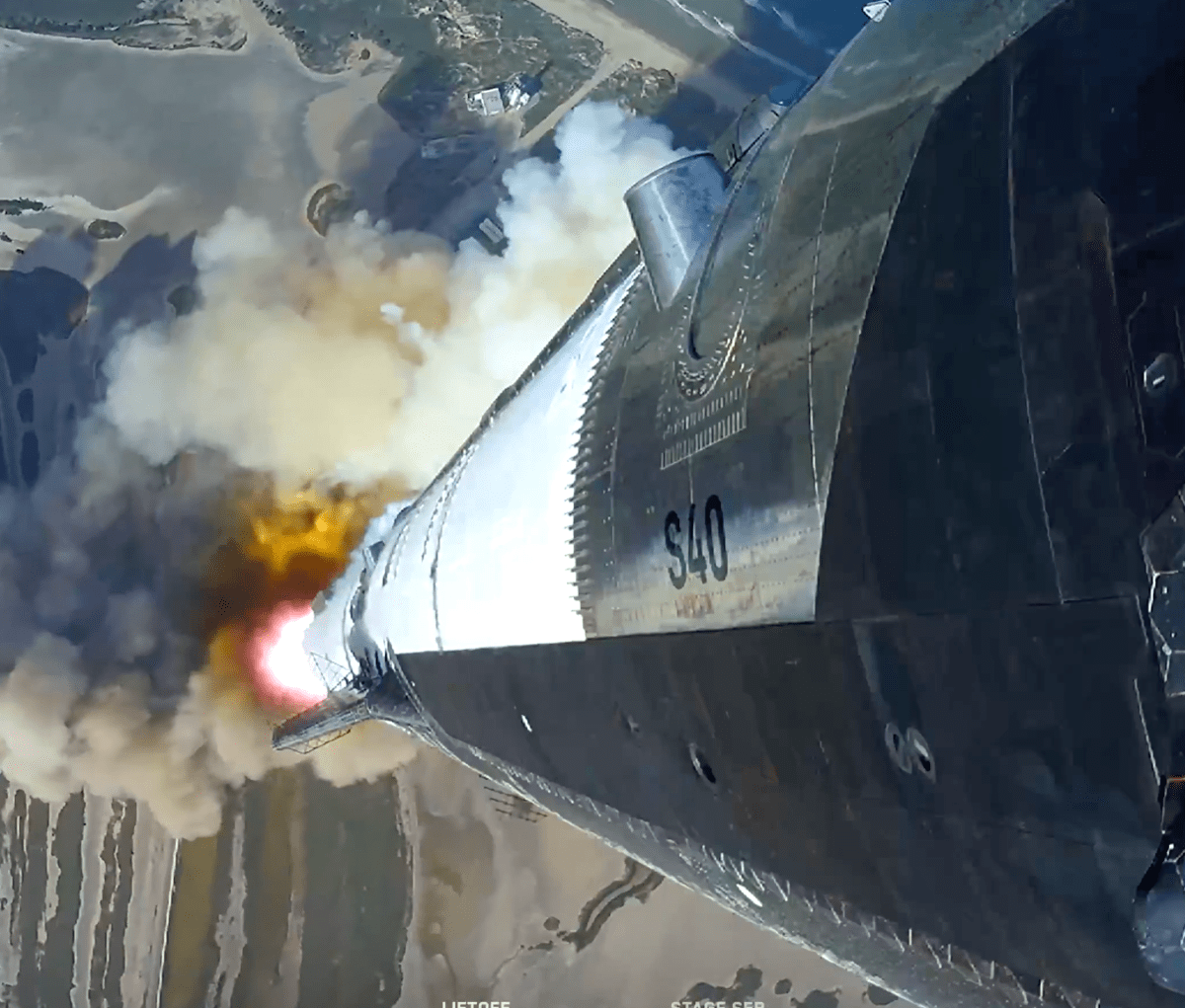 SpaceX yana Starlink sun'iy yo‘ldoshlarini uchirdi, lekin raketa dvigatellari bilan muammo yuz berdi