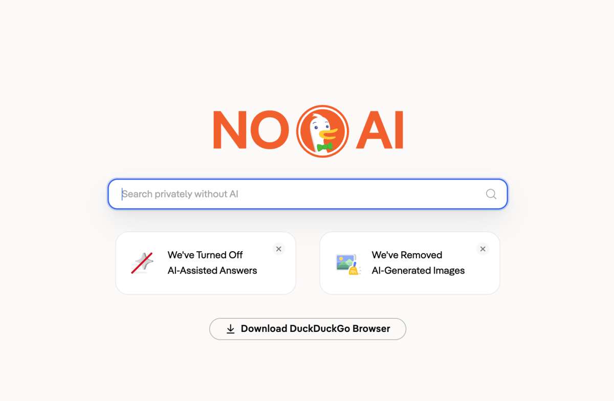 DuckDuckGo yana qaysidir sun'iy intellektsiz qidiruvni osonlashtirdi — bu nima uchun kerak?