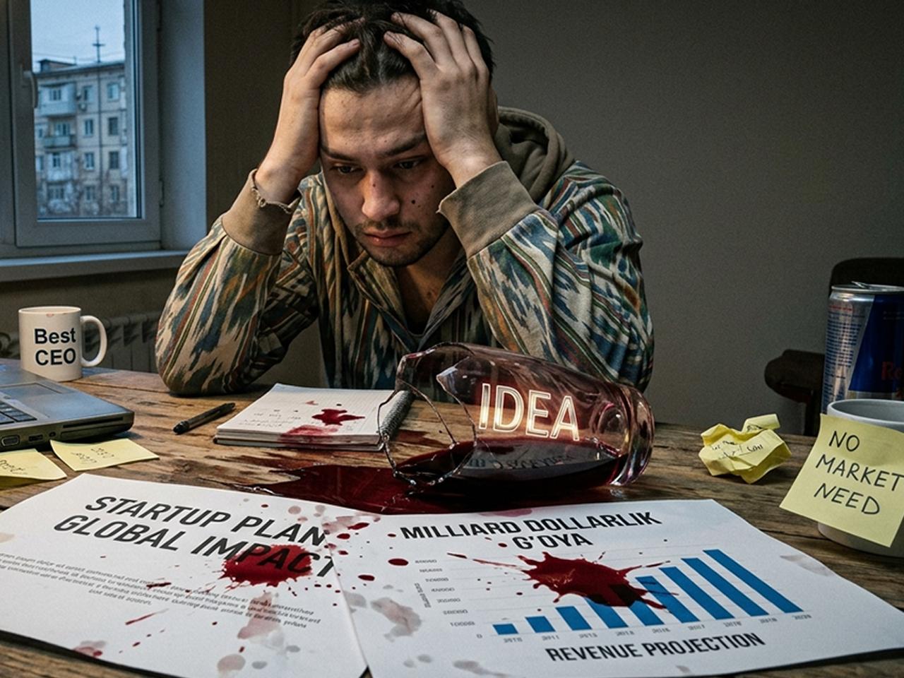 Startap desa qogʻozga sachrab ketdi qon